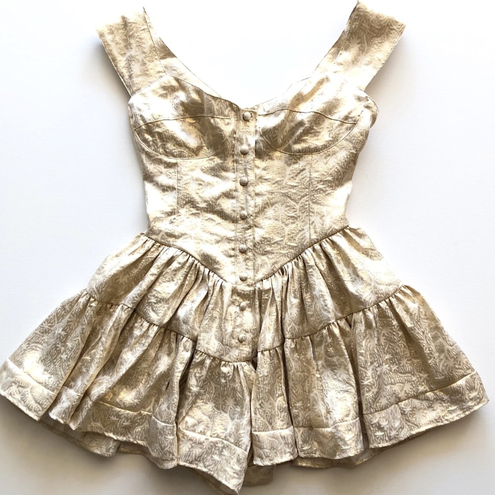 ISO! Vanessa Mooney Elisabeth Dress Victorian Gold